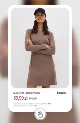 bonprix - gazetka promocyjna Sukienki na wyprzedaży - od 39,99 zł od środy 03.12 do wtorku 09.12 - strona 16