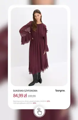 bonprix - gazetka promocyjna Sukienki na wyprzedaży - od 39,99 zł od środy 03.12 do wtorku 09.12 - strona 9