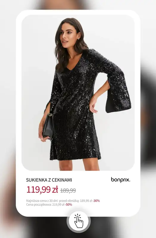 bonprix - gazetka promocyjna Sukienki na wyprzedaży - od 39,99 zł od środy 03.12 do wtorku 09.12 - strona 10