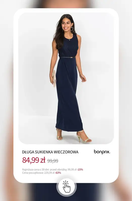 bonprix - gazetka promocyjna Sukienki na wyprzedaży - od 39,99 zł od środy 03.12 do wtorku 09.12 - strona 12