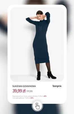 bonprix - gazetka promocyjna Sukienki na wyprzedaży - od 39,99 zł od środy 03.12 do wtorku 09.12 - strona 7