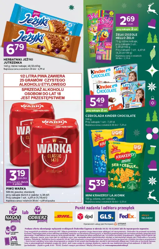Stokrotka - gazetka promocyjna Gazetka Express od czwartku 04.12 do środy 10.12 - strona 6