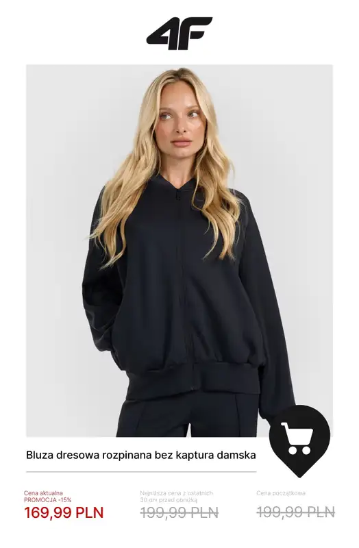 4F - gazetka promocyjna Nowa kolekcja Sportstyle damska od środy 03.12  - strona 5