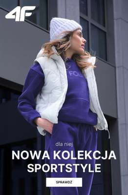 4F - gazetka promocyjna Nowa kolekcja Sportstyle damska od środy 03.12 