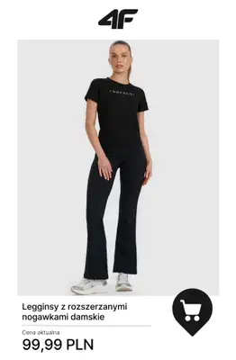 4F - gazetka promocyjna Nowa kolekcja Sportstyle damska od środy 03.12  - strona 6