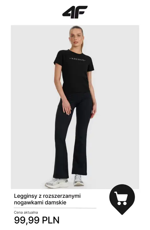 4F - gazetka promocyjna Nowa kolekcja Sportstyle damska od środy 03.12  - strona 6