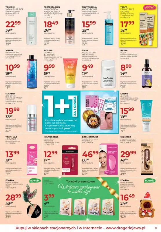 Drogerie Jawa - gazetka promocyjna Gazetka od czwartku 04.12 do piątku 02.01 - strona 11