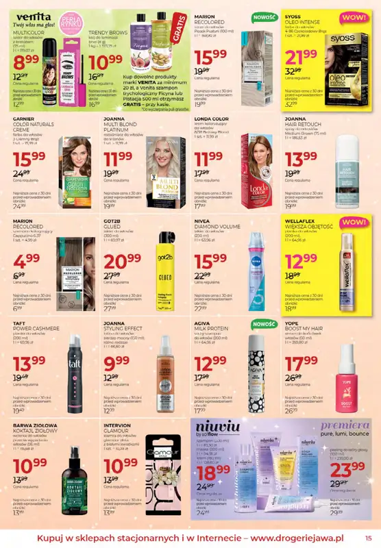 Drogerie Jawa - gazetka promocyjna Gazetka od czwartku 04.12 do piątku 02.01 - strona 15