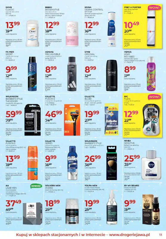 Drogerie Jawa - gazetka promocyjna Gazetka od czwartku 04.12 do piątku 02.01 - strona 13