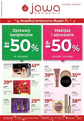Drogerie Jawa - gazetka promocyjna Gazetka od czwartku 04.12 do piątku 02.01