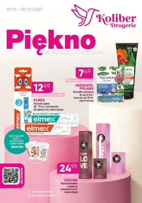 Drogerie Koliber - gazetka promocyjna Gazetka od środy 10.12 do środy 31.12