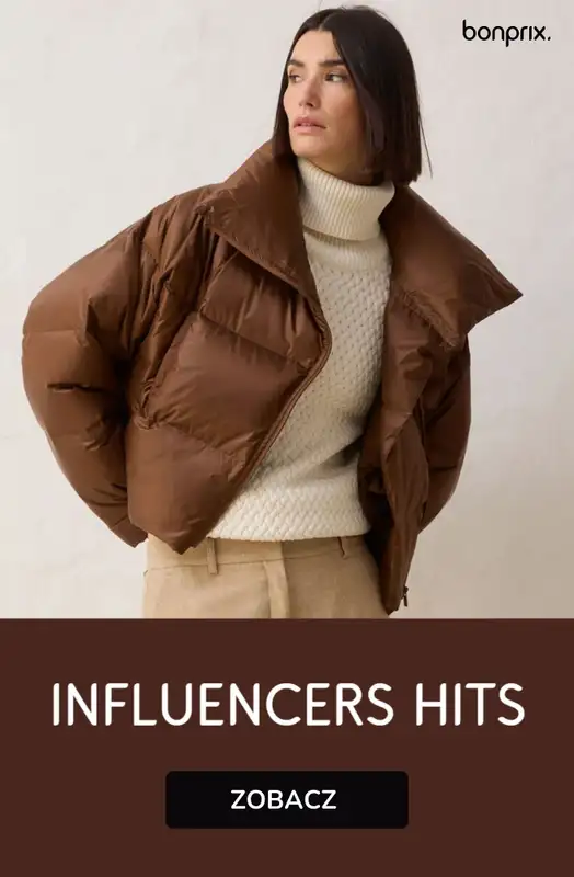 bonprix - gazetka promocyjna Influencers Hits od środy 03.12 do wtorku 09.12