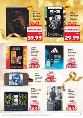 Kaufland - gazetka promocyjna Oferta Kaufland - Świąteczna Drogeria od czwartku 04.12 do wtorku 23.12 - strona 21