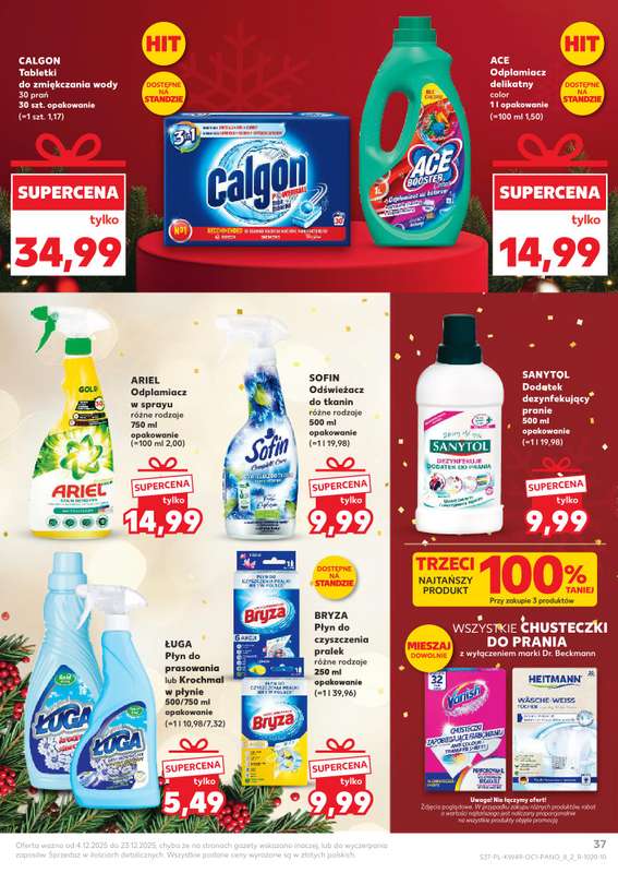Kaufland - gazetka promocyjna Oferta Kaufland - Świąteczna Drogeria od czwartku 04.12 do wtorku 23.12 - strona 37