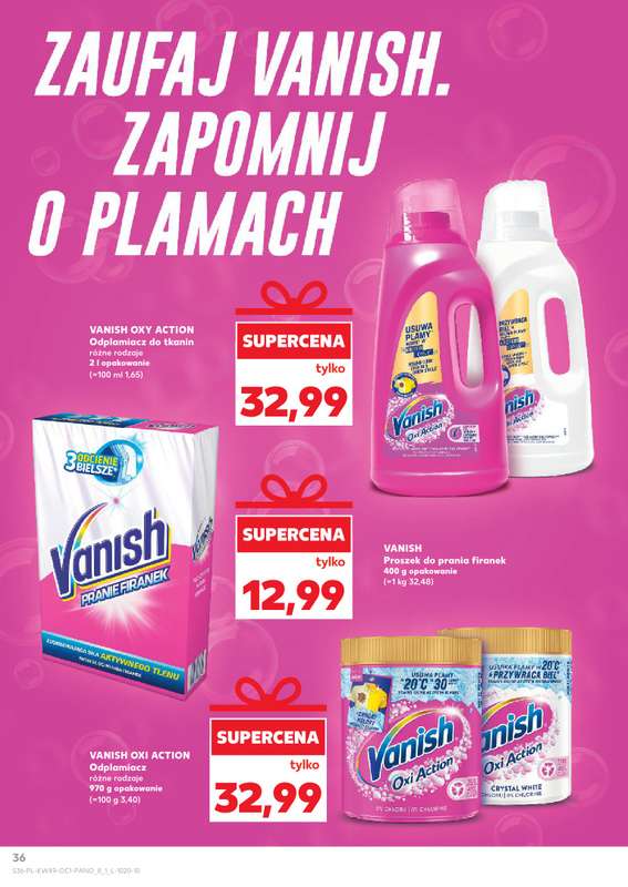 Kaufland - gazetka promocyjna Oferta Kaufland - Świąteczna Drogeria od czwartku 04.12 do wtorku 23.12 - strona 36