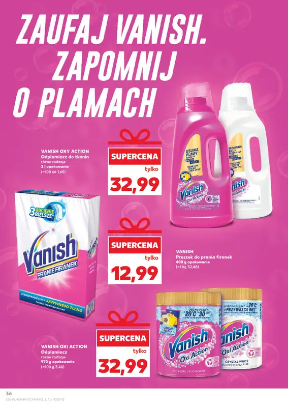 Kaufland - gazetka promocyjna Oferta Kaufland - Świąteczna Drogeria od czwartku 04.12 do wtorku 23.12 - strona 36