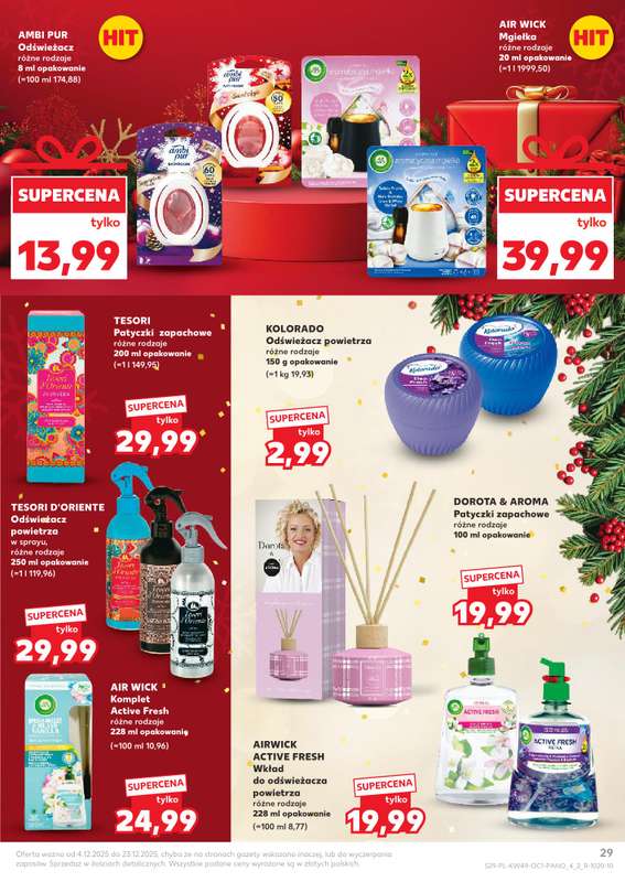 Kaufland - gazetka promocyjna Oferta Kaufland - Świąteczna Drogeria od czwartku 04.12 do wtorku 23.12 - strona 29