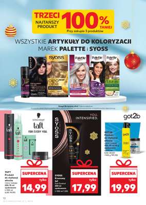 Kaufland - gazetka promocyjna Oferta Kaufland - Świąteczna Drogeria od czwartku 04.12 do wtorku 23.12 - strona 12