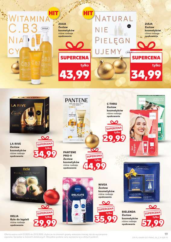 Kaufland - gazetka promocyjna Oferta Kaufland - Świąteczna Drogeria od czwartku 04.12 do wtorku 23.12 - strona 19