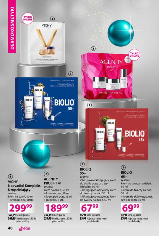 Hebe - gazetka promocyjna Katalog prezentów od środy 03.12 do środy 24.12 - strona 40