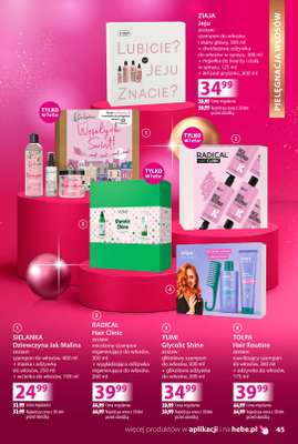 Hebe - gazetka promocyjna Katalog prezentów od środy 03.12 do środy 24.12 - strona 45