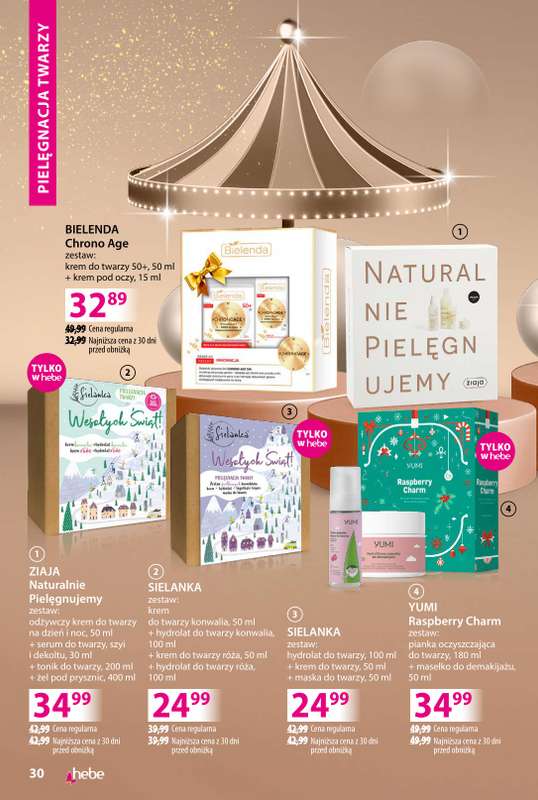Hebe - gazetka promocyjna Katalog prezentów od środy 03.12 do środy 24.12 - strona 30