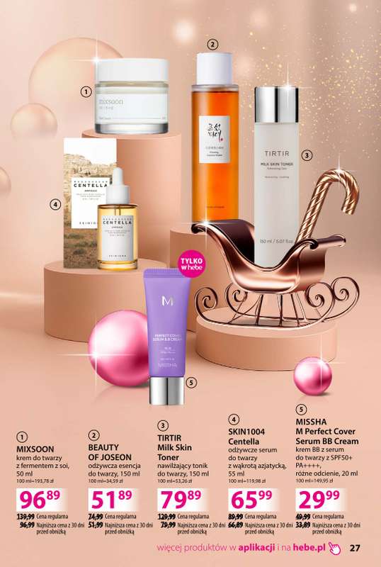 Hebe - gazetka promocyjna Katalog prezentów od środy 03.12 do środy 24.12 - strona 27