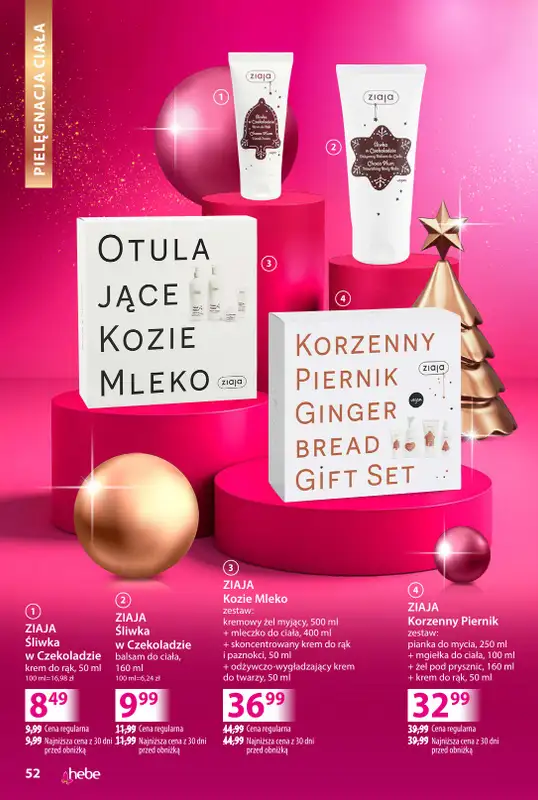 Hebe - gazetka promocyjna Katalog prezentów od środy 03.12 do środy 24.12 - strona 52