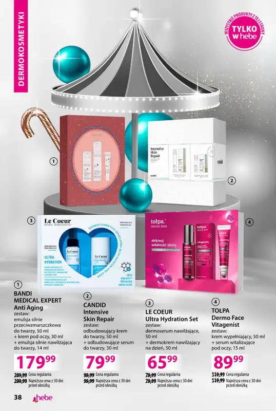 Hebe - gazetka promocyjna Katalog prezentów od środy 03.12 do środy 24.12 - strona 38