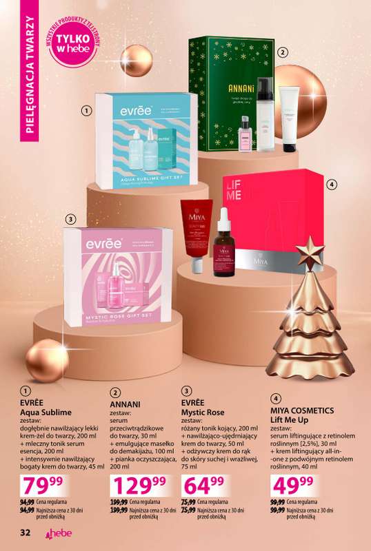 Hebe - gazetka promocyjna Katalog prezentów od środy 03.12 do środy 24.12 - strona 32