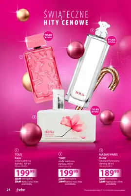 Hebe - gazetka promocyjna Katalog prezentów od środy 03.12 do środy 24.12 - strona 24