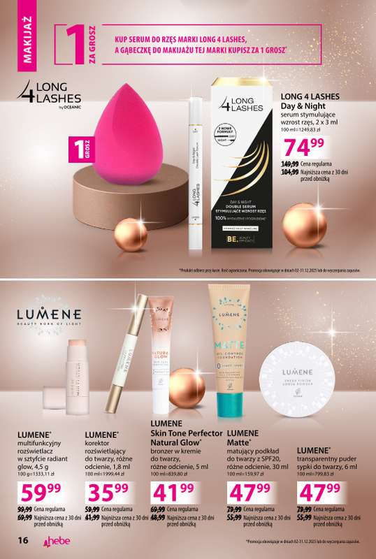 Hebe - gazetka promocyjna Katalog prezentów od środy 03.12 do środy 24.12 - strona 16