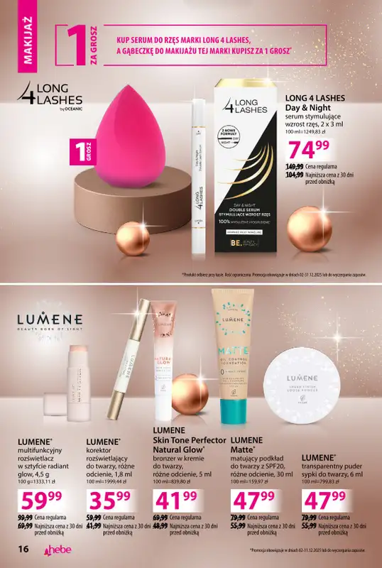 Hebe - gazetka promocyjna Katalog prezentów od środy 03.12 do środy 24.12 - strona 16