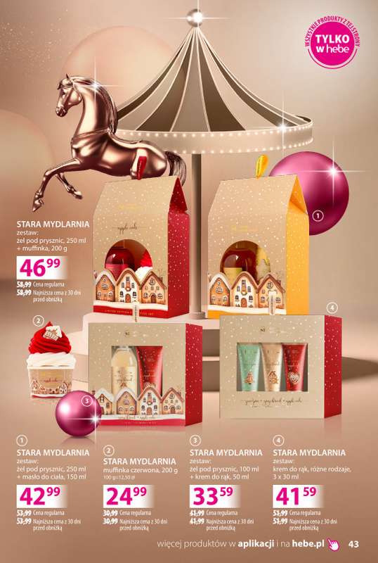 Hebe - gazetka promocyjna Katalog prezentów od środy 03.12 do środy 24.12 - strona 43