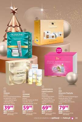 Hebe - gazetka promocyjna Katalog prezentów od środy 03.12 do środy 24.12 - strona 31