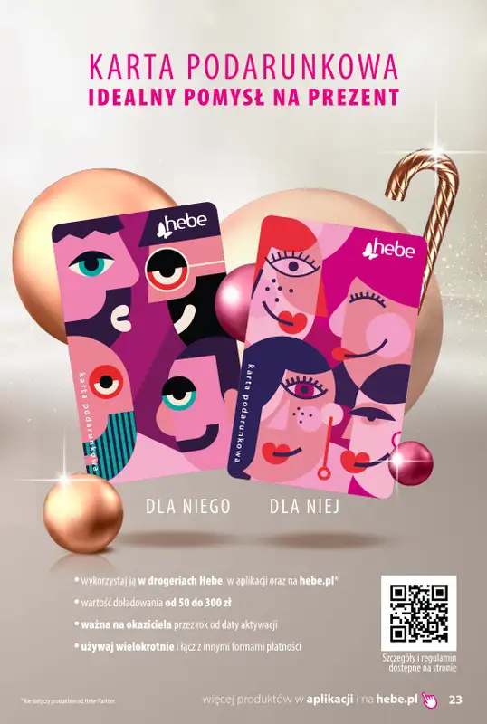 Hebe - gazetka promocyjna Katalog prezentów od środy 03.12 do środy 24.12 - strona 23