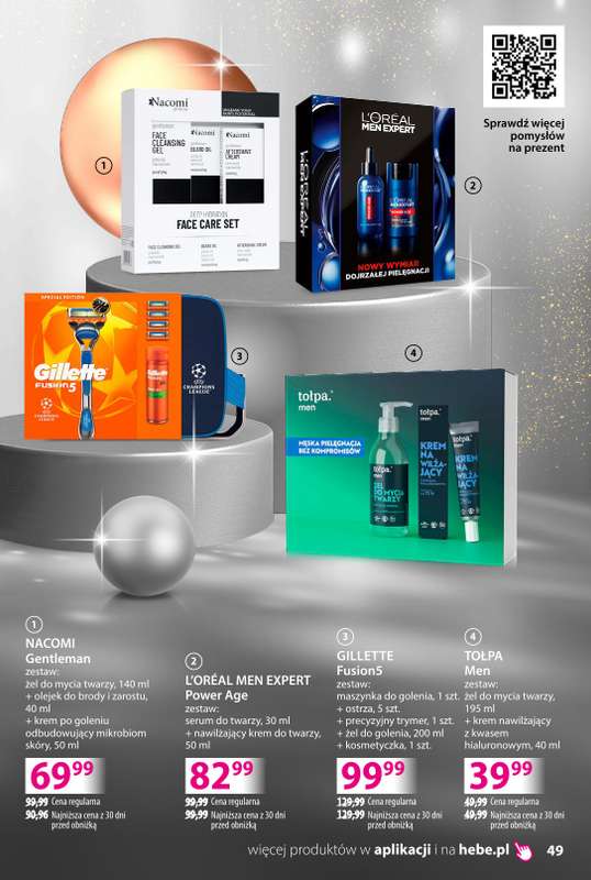 Hebe - gazetka promocyjna Katalog prezentów od środy 03.12 do środy 24.12 - strona 49
