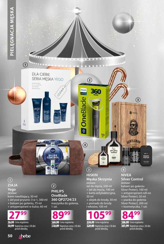 Hebe - gazetka promocyjna Katalog prezentów od środy 03.12 do środy 24.12 - strona 50