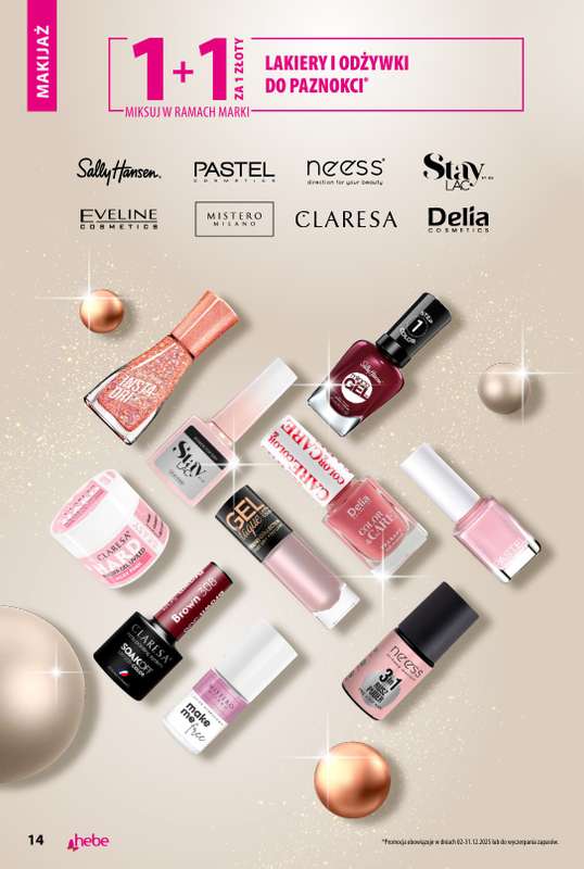 Hebe - gazetka promocyjna Katalog prezentów od środy 03.12 do środy 24.12 - strona 14