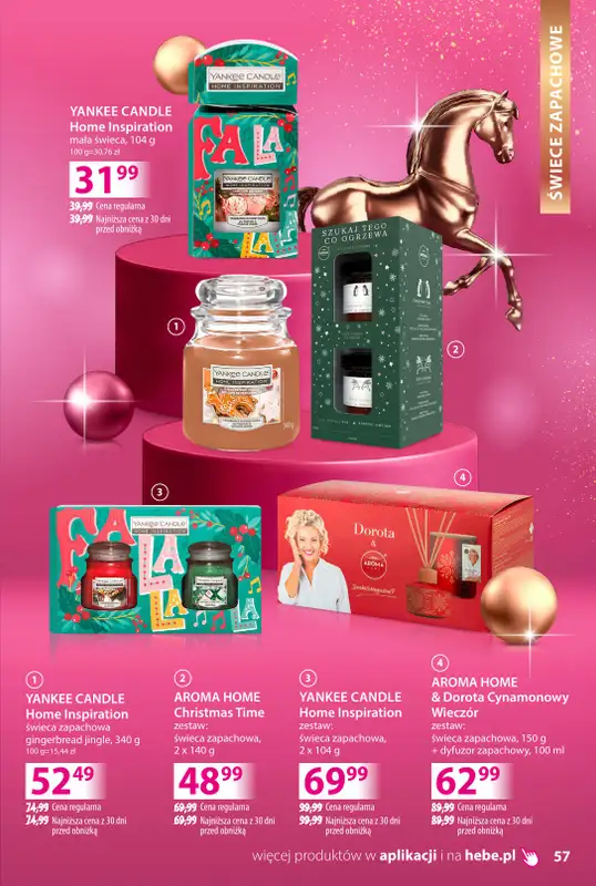 Hebe - gazetka promocyjna Katalog prezentów od środy 03.12 do środy 24.12 - strona 57
