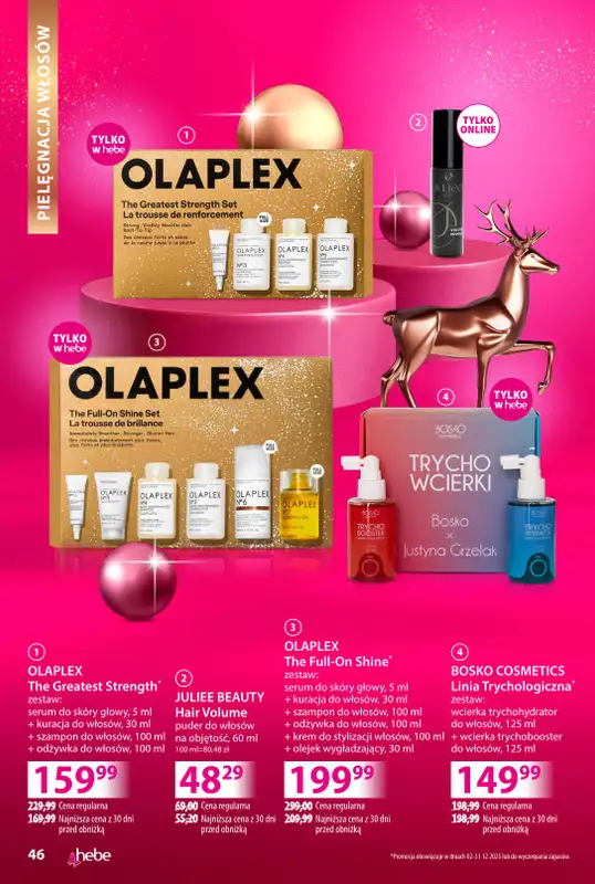 Hebe - gazetka promocyjna Katalog prezentów od środy 03.12 do środy 24.12 - strona 46