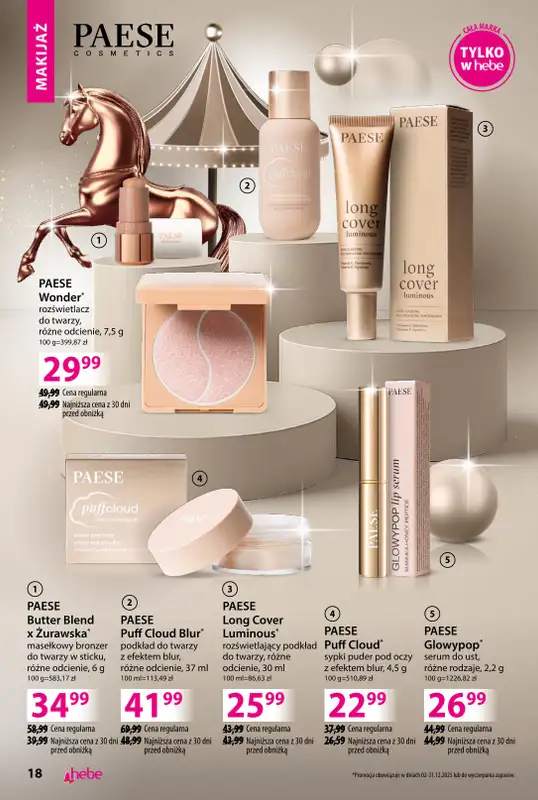 Hebe - gazetka promocyjna Katalog prezentów od środy 03.12 do środy 24.12 - strona 18