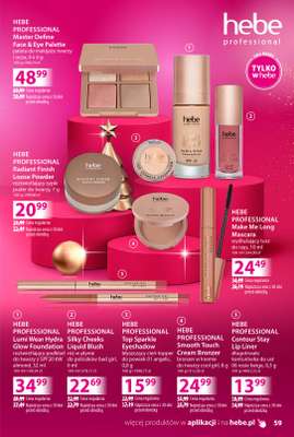 Hebe - gazetka promocyjna Katalog prezentów od środy 03.12 do środy 24.12 - strona 59