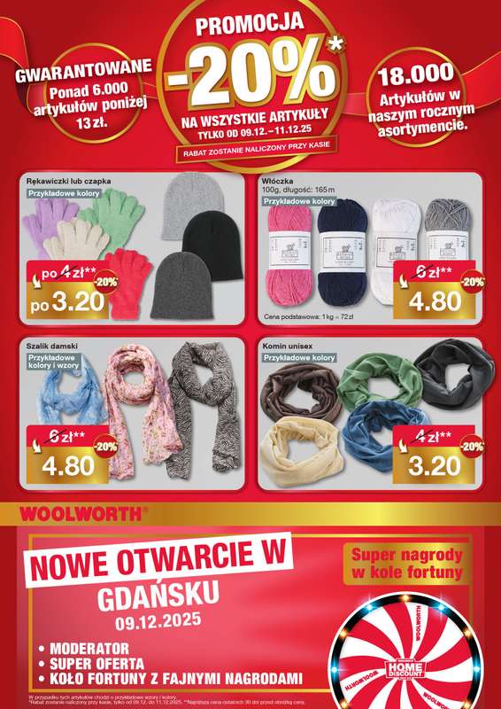 Woolworth - gazetka promocyjna WIELKIE OTWARCIE! GDAŃSK, ul. Podwale Grodzkie 8/9 od wtorku 09.12 do czwartku 11.12 - strona 8