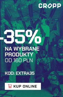 Cropp - gazetka promocyjna -35% na wybrane produkty od 160 PLN od środy 03.12 do poniedziałku 15.12