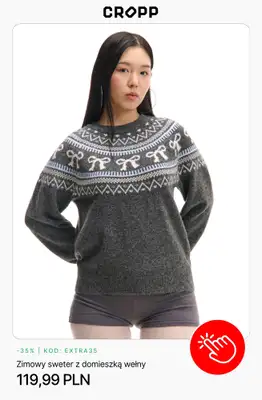 Cropp - gazetka promocyjna -35% na wybrane produkty od 160 PLN od środy 03.12 do poniedziałku 15.12 - strona 3