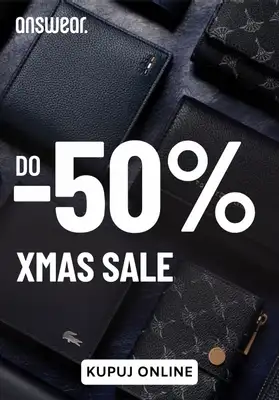 BEST SALE - gazetka promocyjna Answear | Do -50% na świątecznej wyprzedaży od środy 03.12 do poniedziałku 22.12