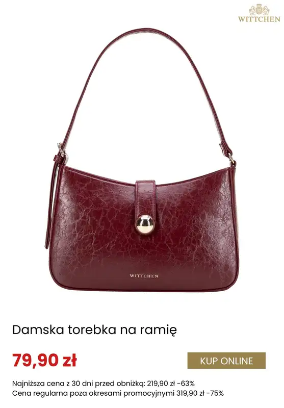 BEST SALE - gazetka promocyjna Wittchen | Do -50% świąteczna wyprzedaż od środy 03.12  - strona 7