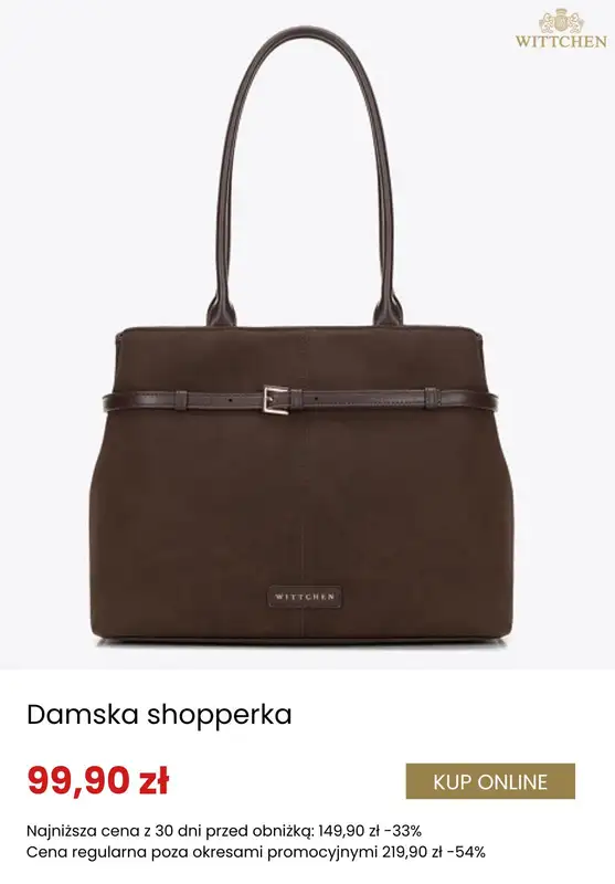 BEST SALE - gazetka promocyjna Wittchen | Do -50% świąteczna wyprzedaż od środy 03.12  - strona 9