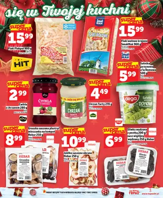 TOPAZ - gazetka promocyjna Superceny na Święta od czwartku, 11.12 od czwartku 11.12 do środy 17.12 - strona 3